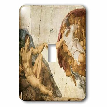 Imagem de 3dRose lsp_127088_1 Creation Of Adam por Michelangelo Buonarroti Interruptor único