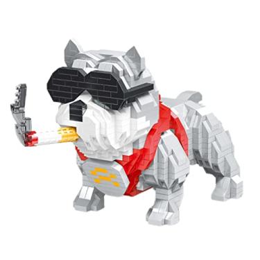 Imagem de Myweyde Conjunto de micro mini panda, micro blocos de montar animais panda/gato/cachorro, conjuntos de montar animais fofos panda (cachorro - 998 peças)