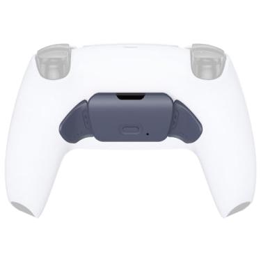 Imagem de eXtremeRate Substituição de prata esterlina redesenhada K1 K2 carcaça de botão traseiro para controle PS5 Rise Remap Kit - Controlador e placa de remapeamento de elevação não incluídos