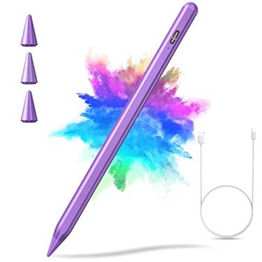 Imagem de Caneta Stylus para iPad, Apple Pencil para iPad 10ª/9ª geração, iPad Pro de 11 e 12,9 polegadas, iPad Pencil compatível com Apple iPad Air 5ª/4ª/3ª geração, Mini 6ª/5ª geração, iPad 8ª/7ª/6ª geração