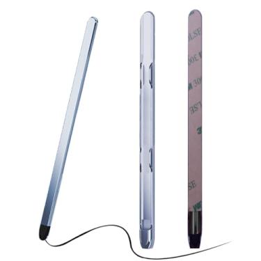 Imagem de YQODSZ Suporte para caneta Stylus e S Pen para Samsung Galaxy Z Fold 5/6, suporte adesivo fino para caneta S, caneta capacitiva de ponta de silicone de alta sensibilidade, azul