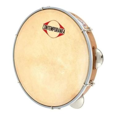 Imagem de Pandeiro Contemporanea Md 10`` Pele Couro Light 20Lt