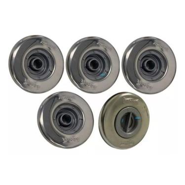 Imagem de Kit 1 Dispositivo Aspiração 4 Retorno Pratic Inox Sodramar