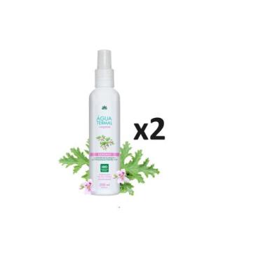 Imagem de Kit Água Termal Gerânio WNF Pele, Face E Cabelos 200ml 2uni