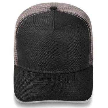 Imagem de Boné Aba Curva Masculino Liso Trucker Redinha Telinha Diversos Cores M