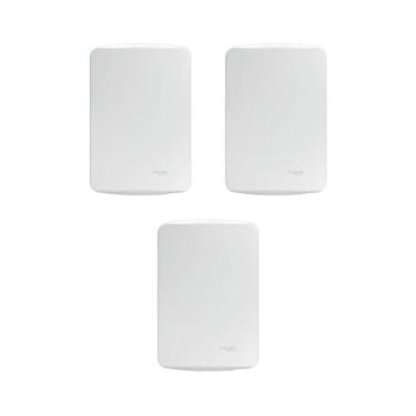 Imagem de Kit 3 Placa/Espelho Branca 4X2 Cega S3B77100 Miluz Schneider