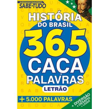 Imagem de Revista Passatempo Almanaque Sabe Tudo 365 Caça Palavras Fácil Edição 