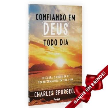 Imagem de Livro Confiando em Deus Todo Dia  Charles Spurgeon Cristão Evangélico 