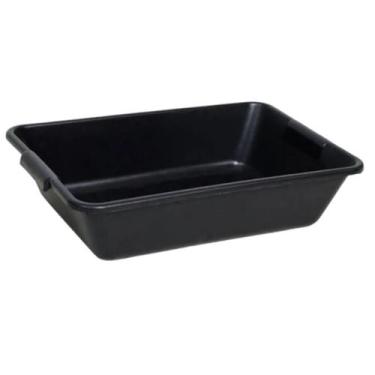 Imagem de Caixa De Areia Para Gatos Bandeja Higiênica Preta 20L - FICONE & REIS