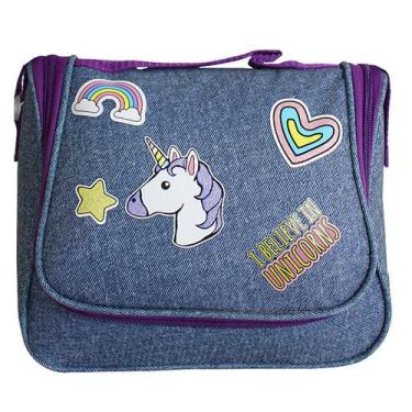 Imagem de Lancheira Escolar Térmica I Believe Unicórnios Clio Style, CG9154