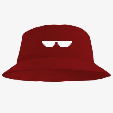 Imagem de Chapéu Bucket Hat Estampado Thug Life - MP Moda Masculina, Único, Verm