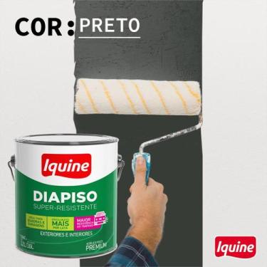 Imagem de Tinta Acrílica Iquine Dia Piso 3,6l Cores , Preto