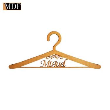 Imagem de Cabide para Menino Personalizado 40x16 Mdf Madeira - ATACADÃO DO ARTES