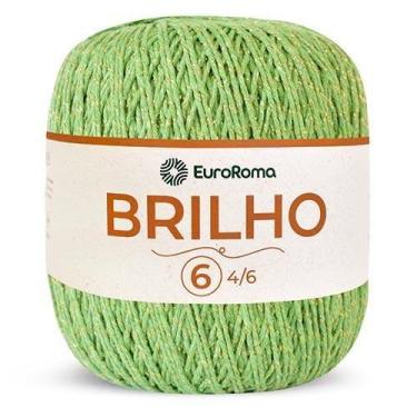 Imagem de Barbante EuroRoma Brilho Ouro 400g, 801 VERDE LIMÃO