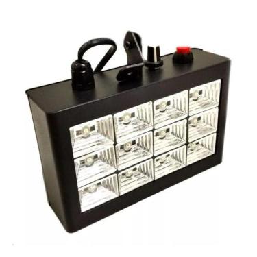 Imagem de Strobo 12 Leds Branco 15W Rítmico Bivolt Automático - Xtrad