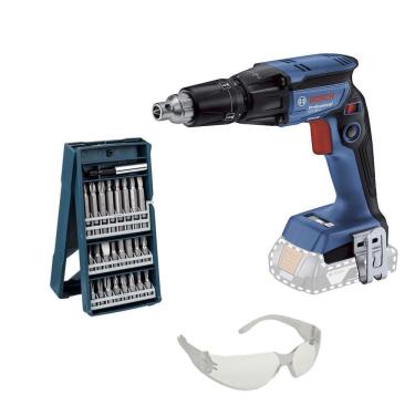 Imagem de Parafusadeira Drywall 1/4 Bosch Gtb185-Li 18V S/ Bat + Acess