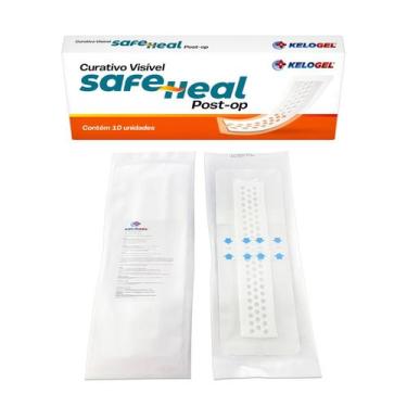 Imagem de CURATIVO VISÍVEL SAFE HEAL POST-OP 10x30 (5x25) 1UN KELOGEL, 10X30CM