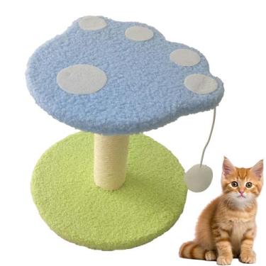 Imagem de Arranhador para Gatos Patinha Bola Interativo Brincadeira Arranhar Bri