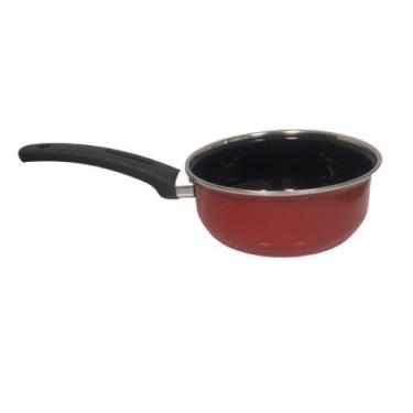 Imagem de Panela Papeiro 14 700ml Vermelho Indução Cooktop Elétrico a gás - JJB 