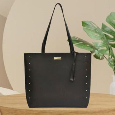 Imagem de Bolsa Feminina Grande Sacola Dia a Dia Espaçosa Trend - TREND BAGS, Pr