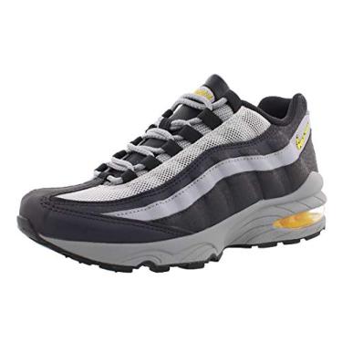 Imagem de Tênis Nike Air Max 95 masculino, Off Noir/Dynamic Yellow, 5.5 Big Kid