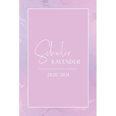Imagem de Schülerkalender • 2020/2021: Schülerplaner 2020 2021 • Juli 2020 bis Juli 2021 • Schulplaner für Schüler • 1 Woche 2 Seiten • Schulkalender mit ... Notizen • Kontaktliste • Glänzendes Marmor