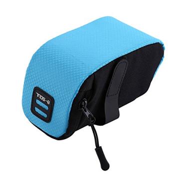Imagem de Bolsa Traseira para Cauda de Bicicleta, Bolsa Leve para Selim de Bicicleta Com Zíper, Carteira para Chave de Celular para Bicicletas de Estrada e Montanha, Bolsa de Armazenamento