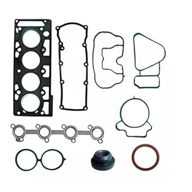 Imagem de Junta Superior Motor sem Retentor Jogo Cabeçote Fibra 79377, Preto/Prata, Sabo