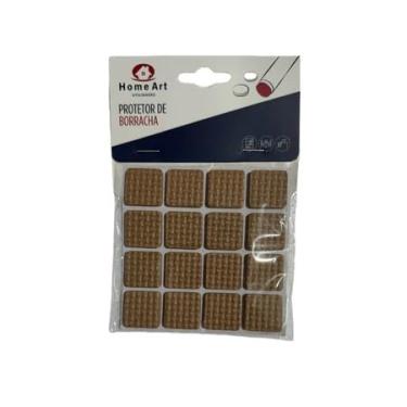 Imagem de Protetores para Pés de Móveis e Cadeiras em EVA (48, Quadrado Marrom)