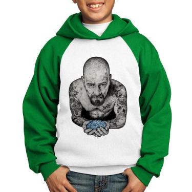 Imagem de Moletom Infantil Walter White Tattoo Heisenberg - Foca na Moda, Branco
