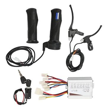Imagem de 24V 500W Brusc Motor Controller Kit, Kit de Conversão de Bicicleta Elétrica do Acelerador Universal Com Alça de Freio de Trava da Porta para Triciclos Motocicletas