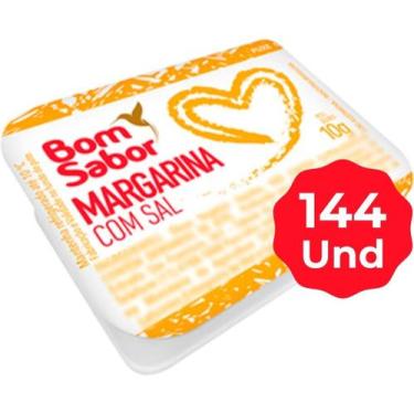 Imagem de Margarina Bom Sabor 10g Blister Sachê 144un - Caixa Fechada