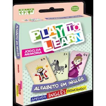 Imagem de Play To Learn Jogo Da Memoria Alfabeto Em Ingles