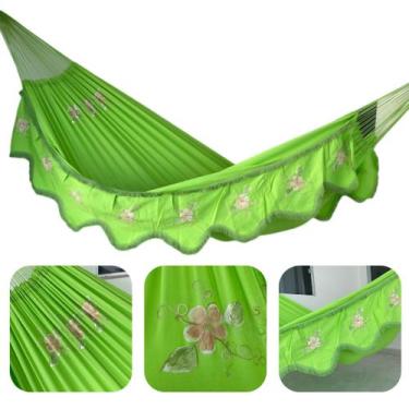 Imagem de Rede De Dormir Descanso Grande Casal Reforçada Sol a Sol Com Varandas 