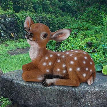 Imagem de SIKA DECORAÇÃO DE JARDIM DE CERVO RESINA MODELO ANIMAL ENFEITES AO AR LIVRE PARA CASA DE CENA DE PÁTIO