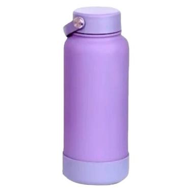 Imagem de Garrafa Térmica Parede Dupla de Inox e Silicone 1,1 Litros - Flashgood