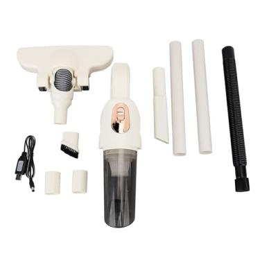 Imagem de Aspirador de pó sem fio QANYEGN, aspirador de pó de sucção elétrica, escova giratória de 270 °, filtro lavável 10000PA Aspirador de pó de carro doméstico para gabinete de teclado