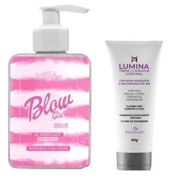 Imagem de Creme Blow Girl Hidratante Rosa e Clareador Virilha Axilas - Hot Flowe