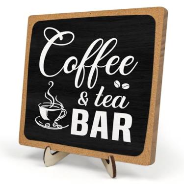 Imagem de Placa de placa de café, placas de café para estação de café, decoração de placa de café vintage para cozinha, acessórios de cafeteria, presentes temáticos de café, placa de café de fazenda, placas de