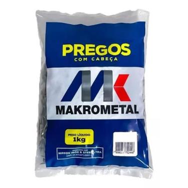 Imagem de Kit C/10kg Prego Com Cabeça 15x15  - MAKROMETAL
