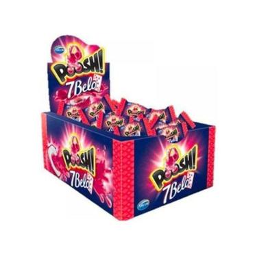 Imagem de Chiclete Poosh Jelly 7 Belo Framboesa 200g - Arcor