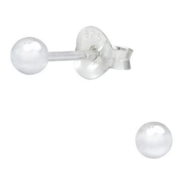 Imagem de Brinco De Prata 925 Para Segundo Furo Bola 4Mm Lis20