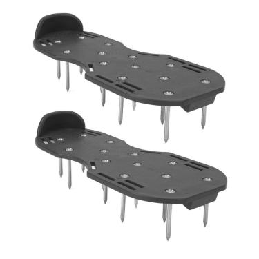 Imagem de Sapato de Aço Inoxidável para Soltos, Ferramentas de Aço Inoxidável para Grama, Sapato de Aerador de Grama para Pátio, Aeradores de Gramado Manual, Ferramentas Manuais (Preto)