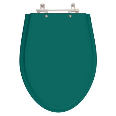 Imagem de Assento Sanitário Poliester Victoria Verde Amazônia Para Vaso Ideal Standard