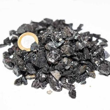Imagem de 20kg Turmalina Preta Pedra Grão 9mm Aprox. Para Industria - Cristaisde