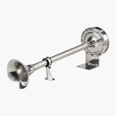 Imagem de Buzina Náutica Em Aço Inox Elétrica Com 1 Corneta 12 Volts - Abrolhos 