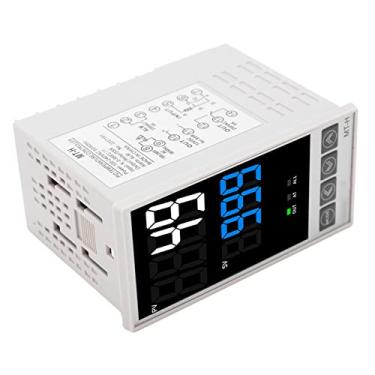 Imagem de Kit de Controlador de Temperatura PID Inteligente Display Digital Control Instrumento AC100-240V Para Uso Industrial (48 x 96mm)