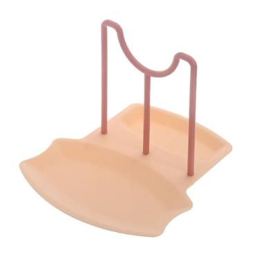 Imagem de Cozinhar espátula repousa plástico criativo colher versátil e organizador de tampa para o design de economia de bancada de cozinha design de pp durável e robusto