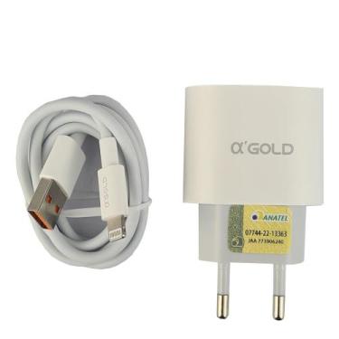 Imagem de Kit Carregador A'Gold Usb 30w 6.1 A CA31-6 Lightning