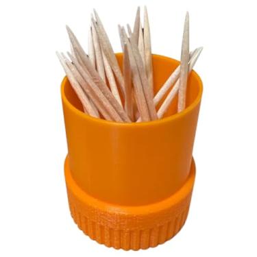 Imagem de Porta-Palitos Minimalista (Paliteiro) (Laranja)